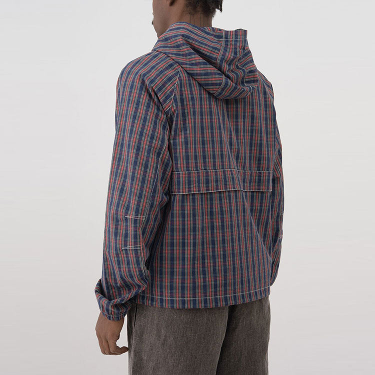 Stussy Brushed Cotton Anorak Plaid 'Muticolor' 115559