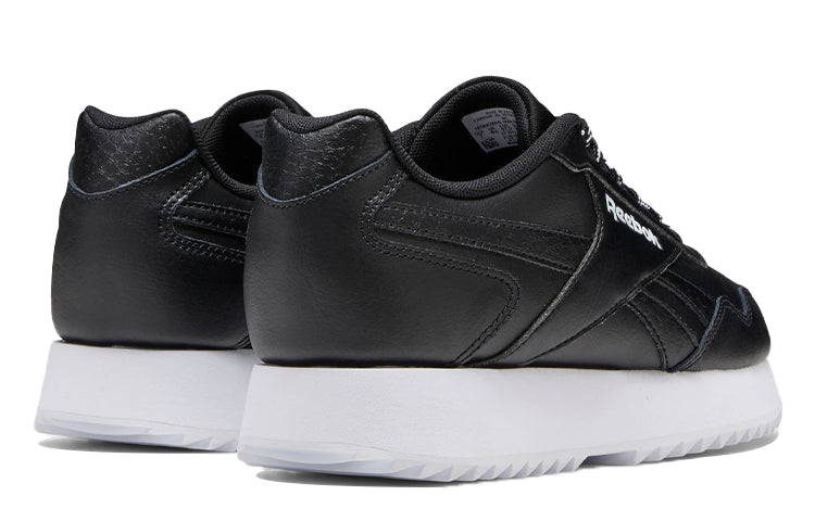(WMNS) Reebok Royal Glide Ripple Sneakers Black EG9487