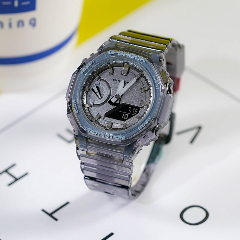 CASIO G-Shock Analog-Digital 'Translucent Black' GMA-S2100SK-1APR