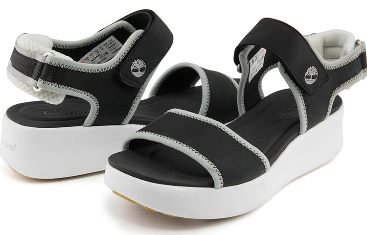 (WMNS) Timberland Los Angeles Wind Casual Black Sandals A23AMW