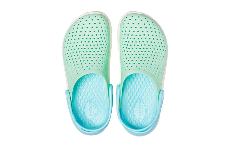(GS) Crocs LiteRide Clogs 'Neo Mint White' 205964-3TM
