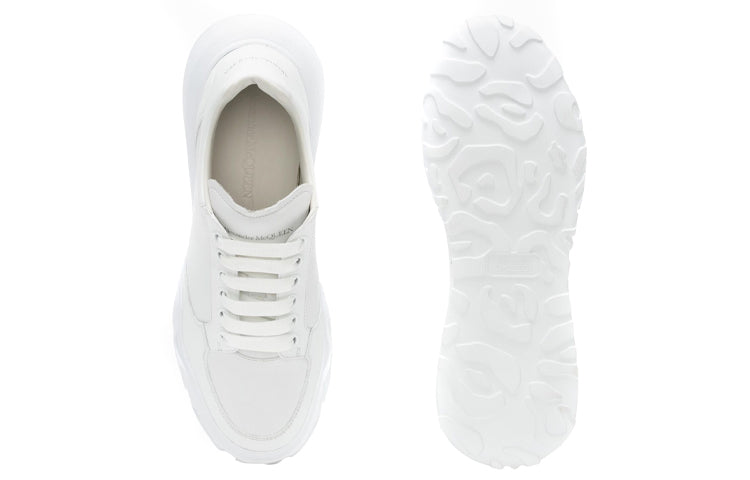 Alexander McQueen Court Trainers 'White Leather' 634619WIA989000