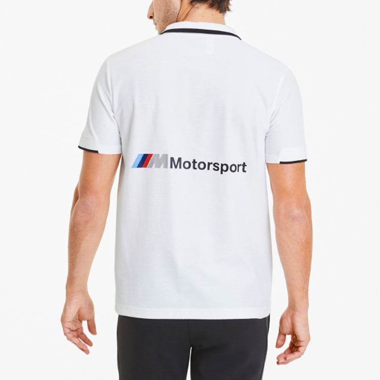 PUMA x BMW Motorsport Polo Shirt 'White Black' 596101-02