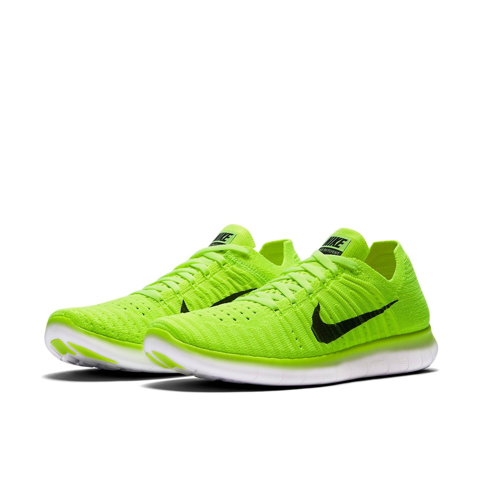 (WMNS) Nike Free RN Flyknit 'Medals Stand Volt' 842546-700