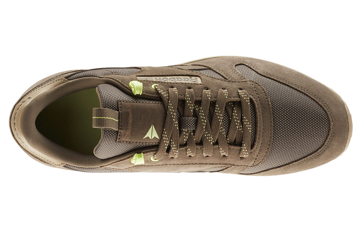 Reebok Classic Leather 'Brown Neon Green' CN3618