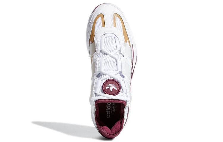adidas originals Niteball Wear-Resistant Retro Basketball Shoes White Red Unisex 'White Red' S24141