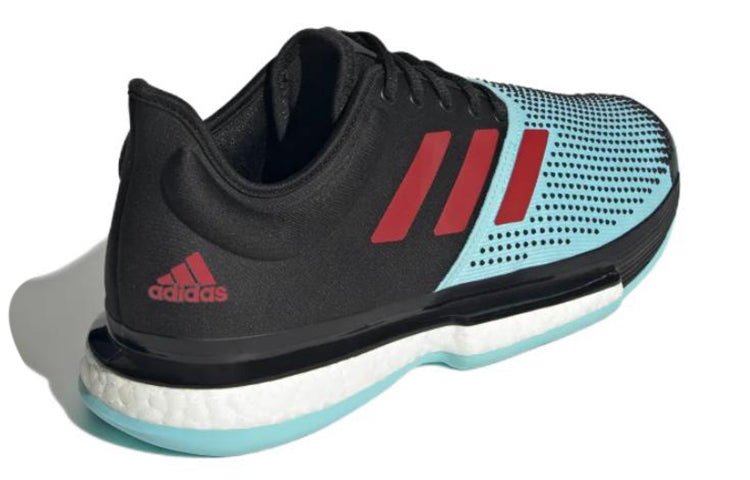 adidas SoleCourt 'Black Pulse Aqua' GX9066