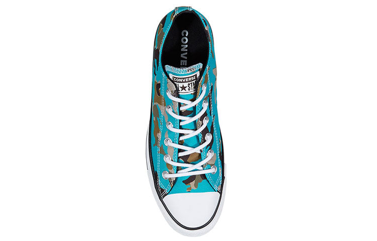 Converse Allover Camo Chuck Taylor All Star Low Top Camouflage 'Blue White' 166178C