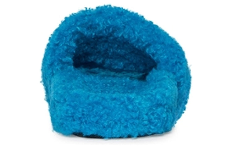 Balenciaga Furry Slides 'Sky Blue' 654747W2DO14296