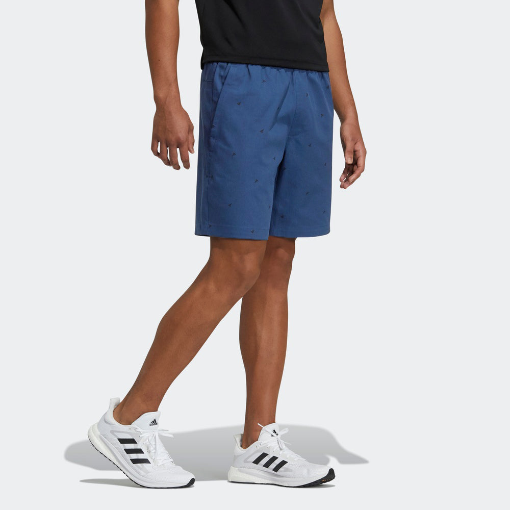 adidas Fi Short Aop Logo Printing Athleisure Casual Sports Shorts Navy Blue GP0946