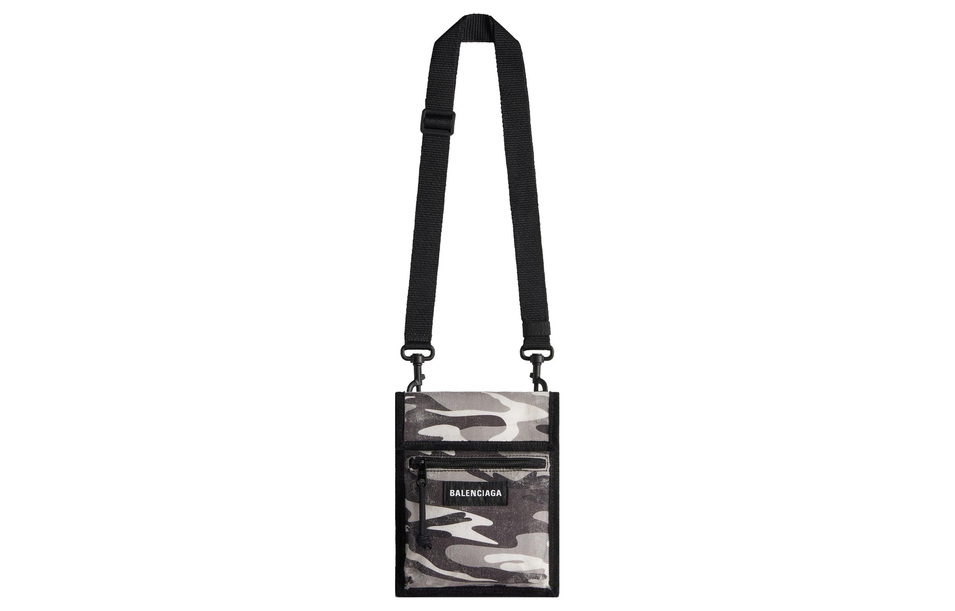 Balenciaga Explorer Small Pouch With Strap Camo Print 'Grey' 6559822AARO9061