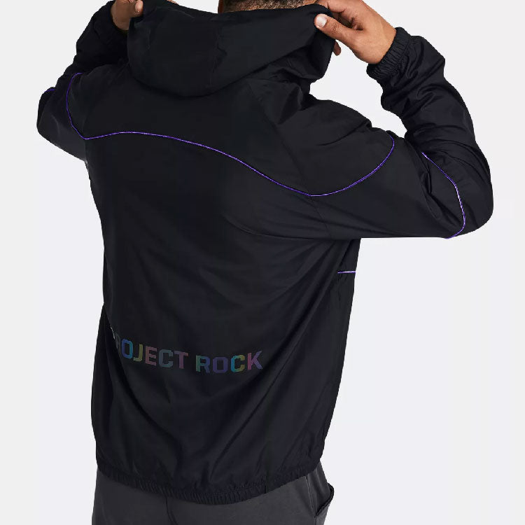 Under Armour Project Rock Anorak Jacket 'Black' 1380128-001