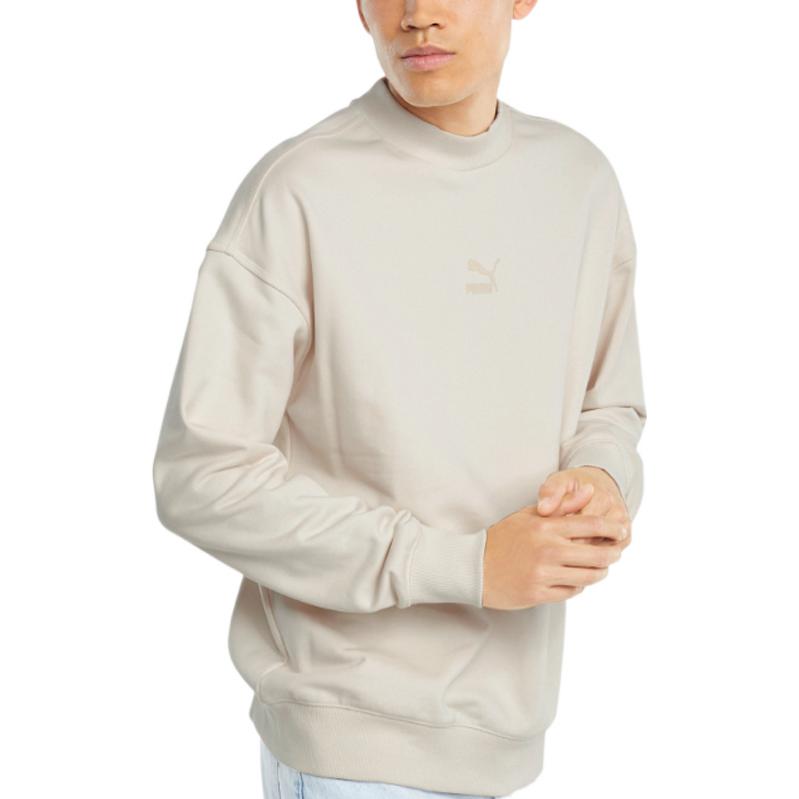 PUMA Classics High Crew Neck Sweater 'White' 533102-99