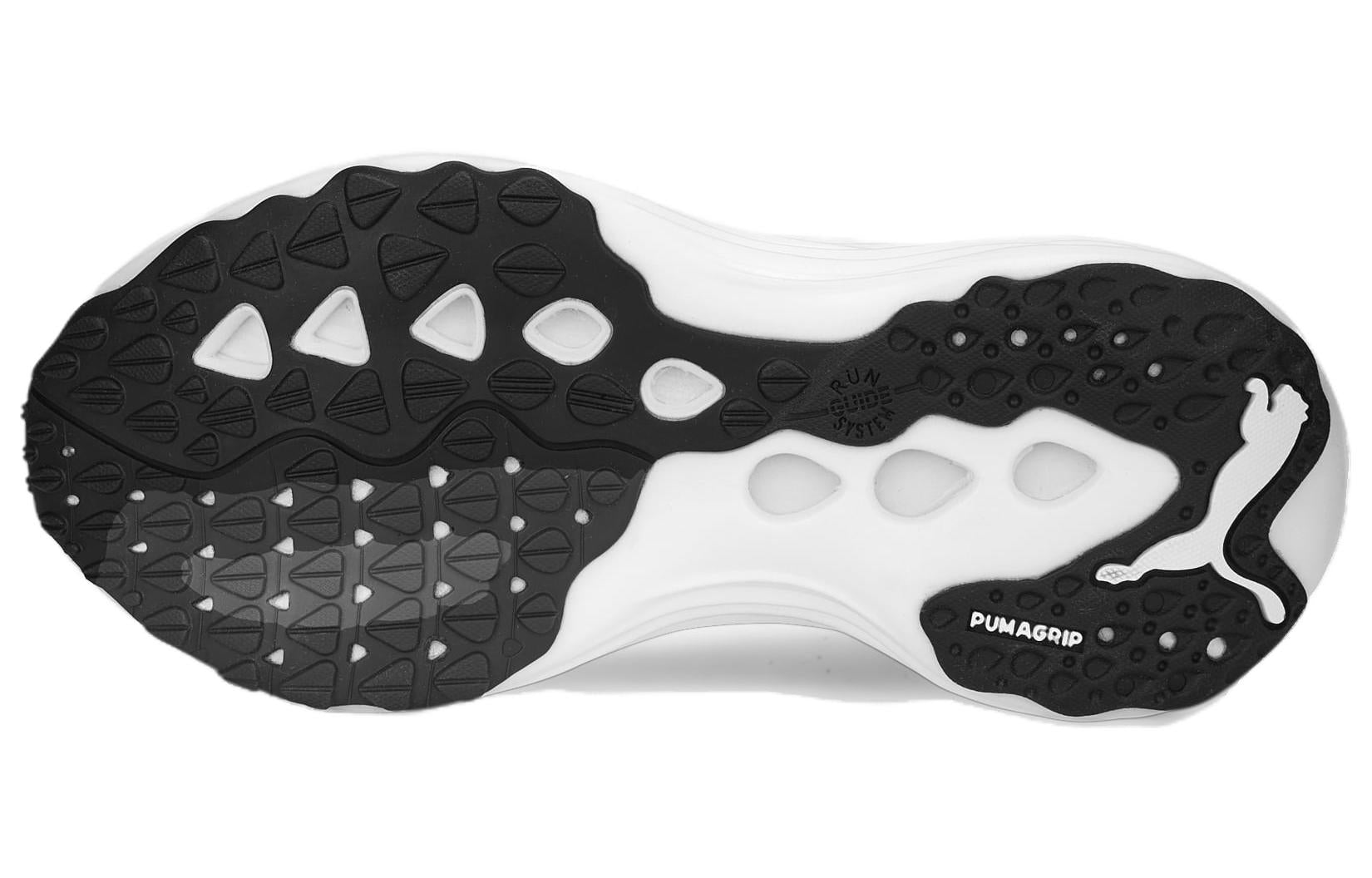 (WMNS) PUMA ForeverRun Nitro 'Black White' 377758-01