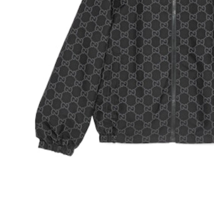 Gucci Reversible GG Ripstop Nylon Jacket 'Black Grey' 770276-Z8BPL-1043