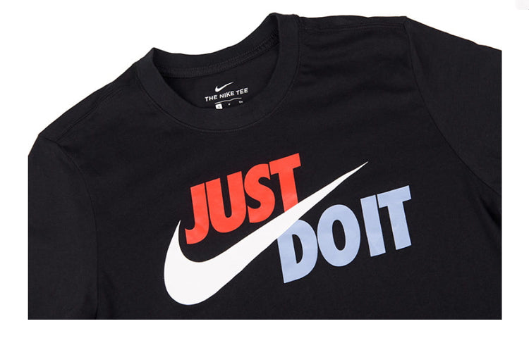 Nike Just Do It Printing Short Sleeve Black AR5006-010