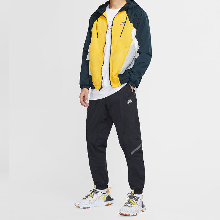 Nike Sportswear Windrunner Woven Breathable Bundle Feet Sports Long Pants Black CU4429-010