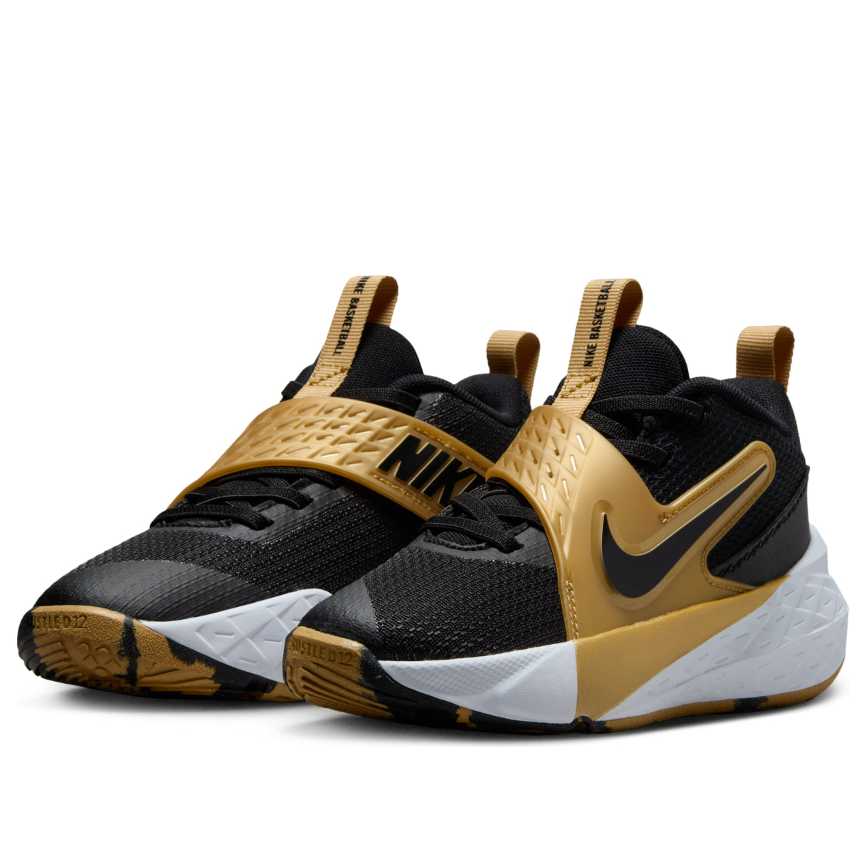 (PS) Nike Team Hustle D 12 'Black Metallic Gold' HF6280-003