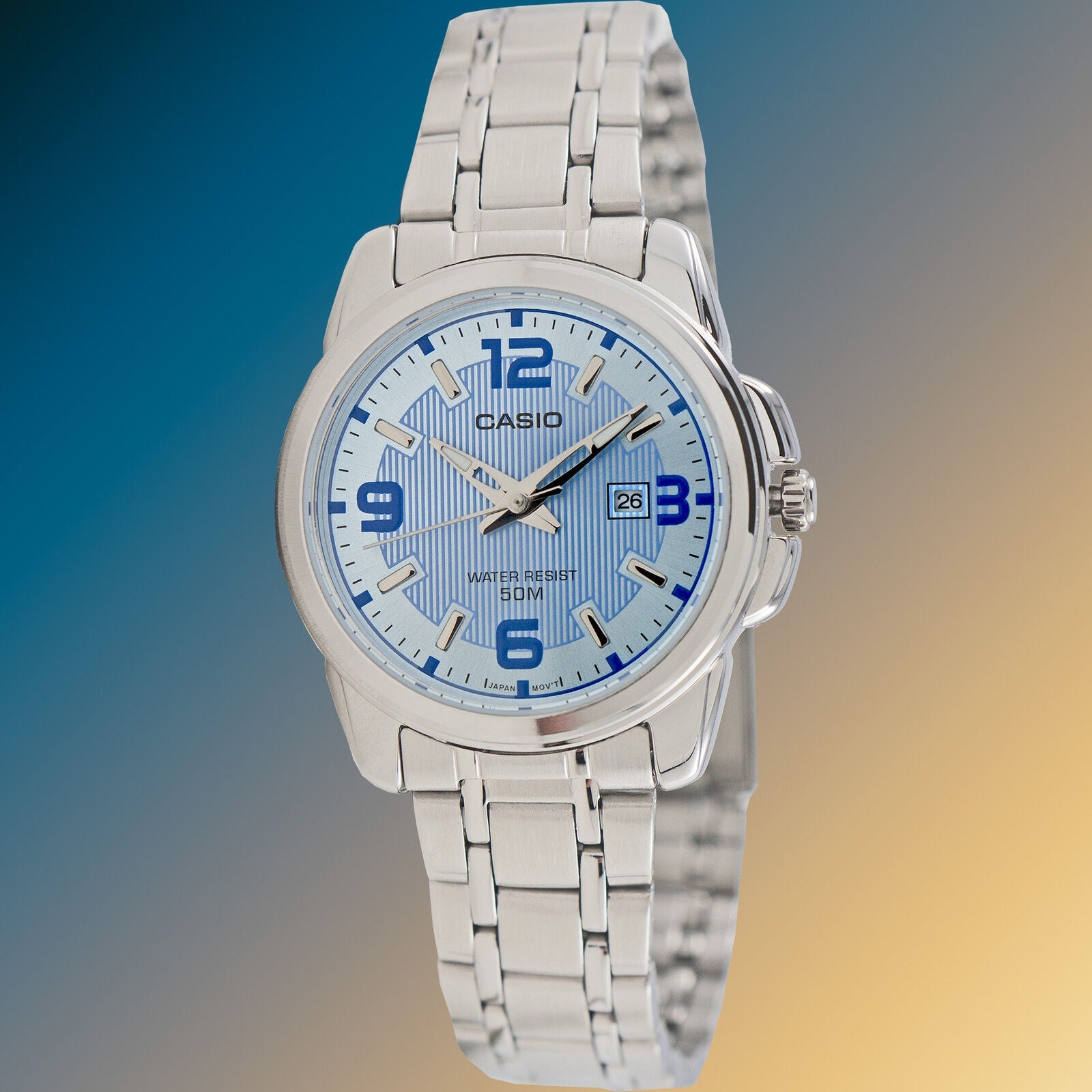 CASIO Quartz es Silver Analog LTP-1314D-2AV