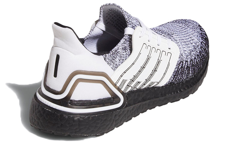 (WMNS) adidas Ultra Boost 20 'White Grey Black' FY8982