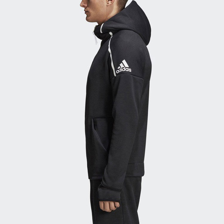 [Ning Zetao Same Style] adidas Zne Hoody 3.0 Sports Jacket Men Black DM5543