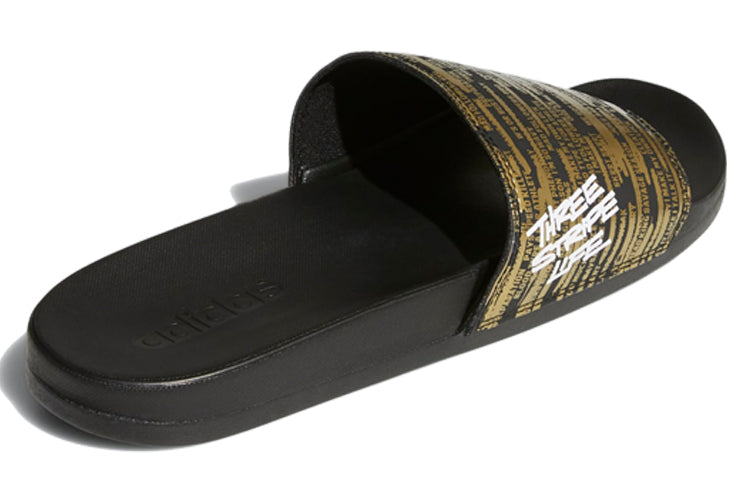 adidas Adilette Comfort Black Gold Slippers 'Black Gold' EG7793