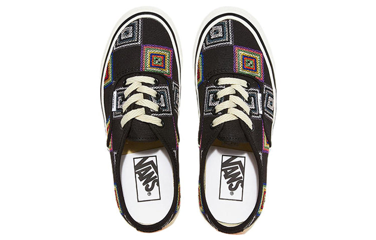 Vans Authentic 44 Low Top Skateboarding Shoes Unisex Black VN0A7Q5CBLK