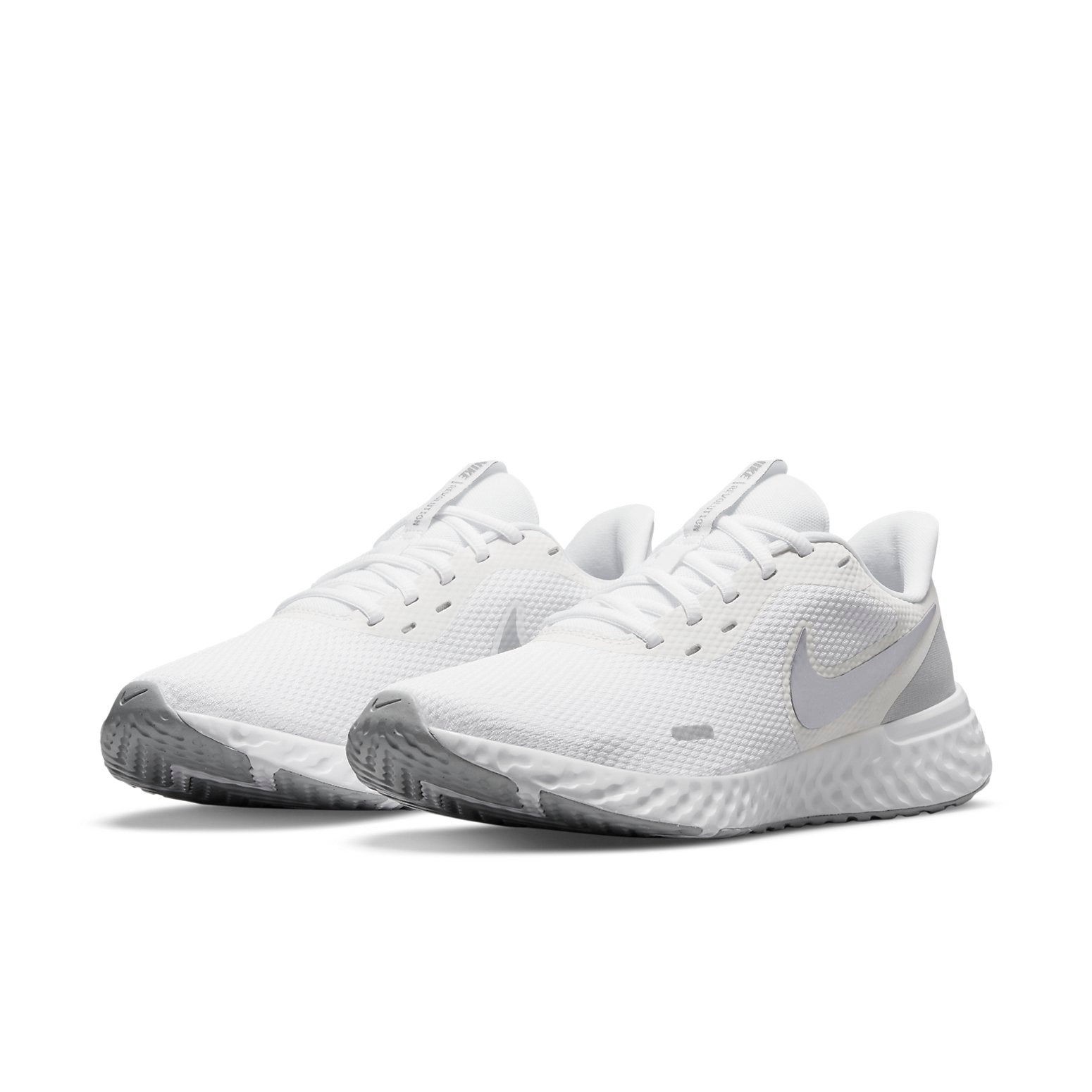 (WMNS) Nike Revolution 5 'White Pure Platinum' BQ3207-100
