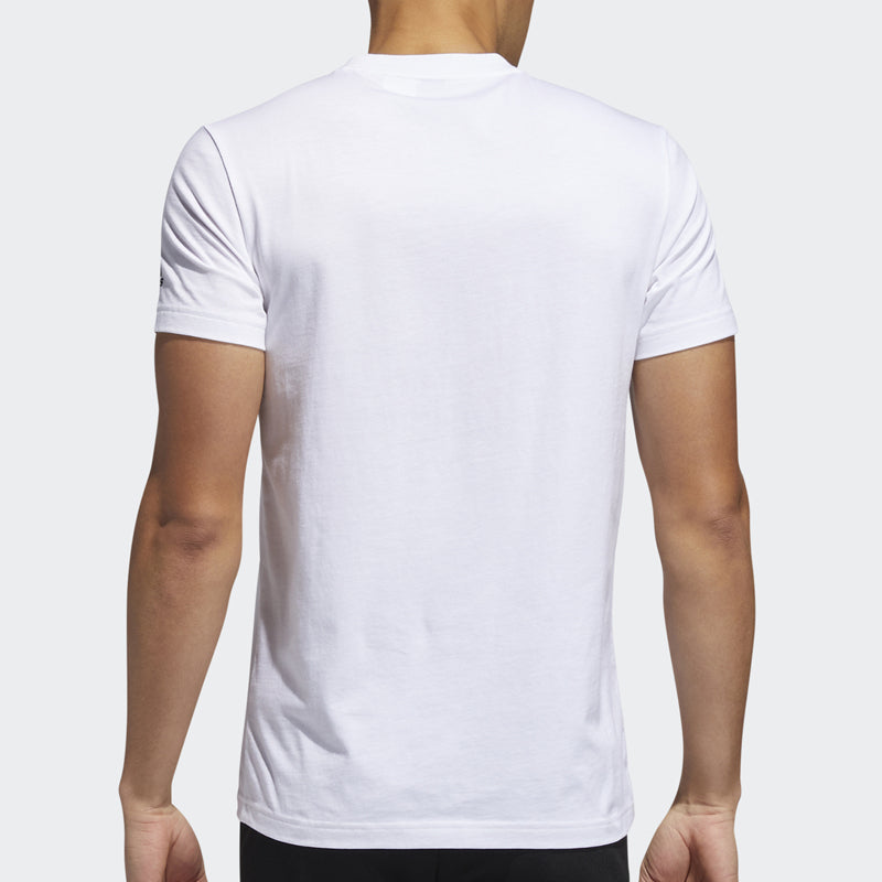 adidas Sports Round Neck Short Sleeve 'Shoe Box White' FT2823