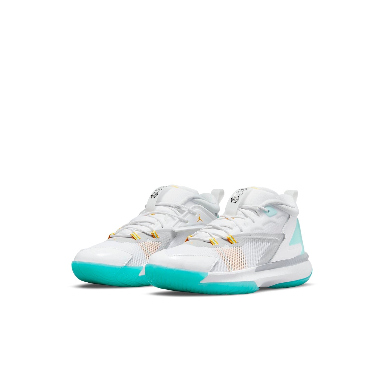 (PS) Air Jordan Zion 1 'White Dynamic Turquoise' DC2024-101