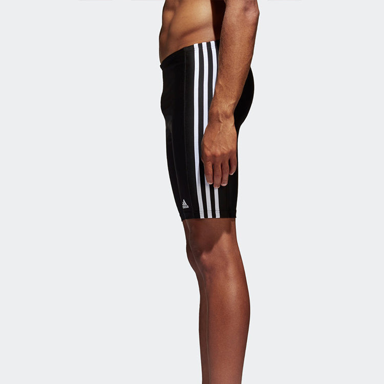 adidas Infinitex Stripe Knee-Length Elastic Shorts Black BP9503
