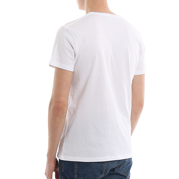 Alexander McQueen Multi-Color Skeleton Printing Short Sleeve Unisex White 611384QOZB60900