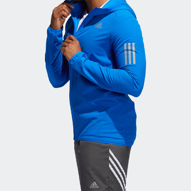 adidas OWN THE RUN JKT Running Sports Jacket Blue FR0801