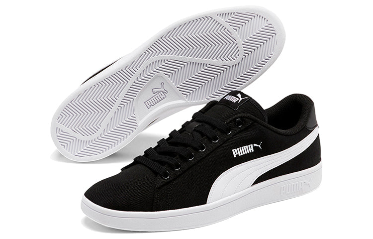 PUMA Smash V2 Black/White 366420-01
