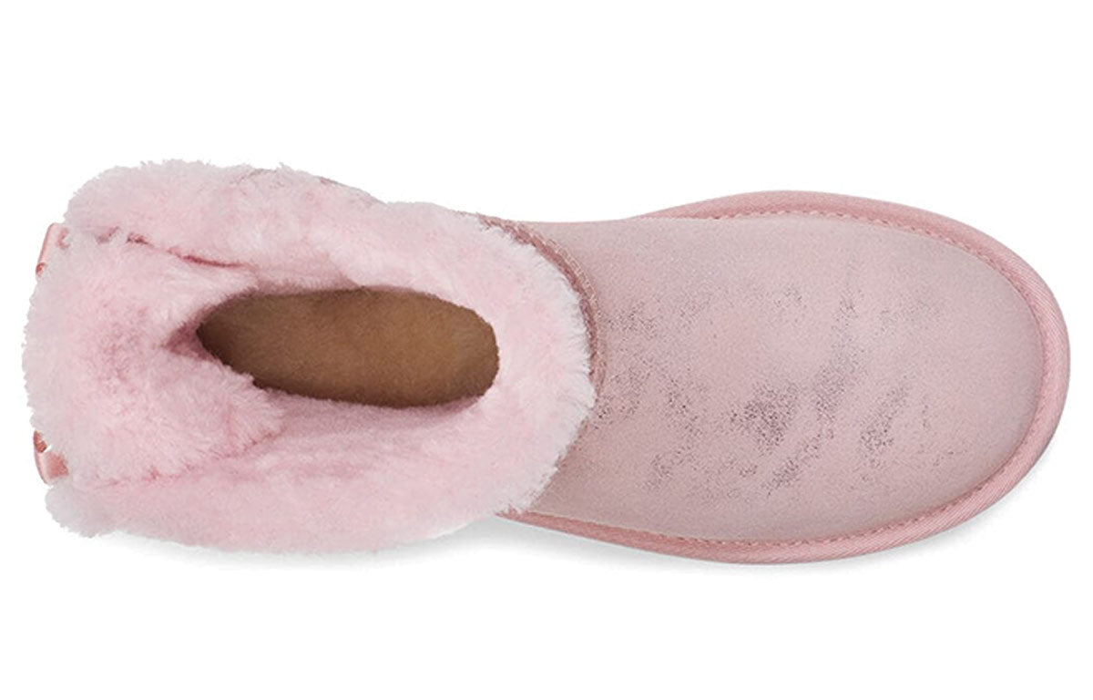 (WMNS) UGG Mini Bailey Bow II Shimmer Pink 1112533-PCD