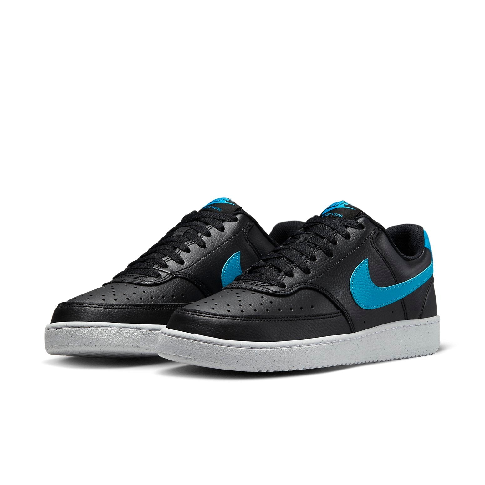 Nike Court Vision Low Next Nature 'Black Laser Blue' DH2987-005