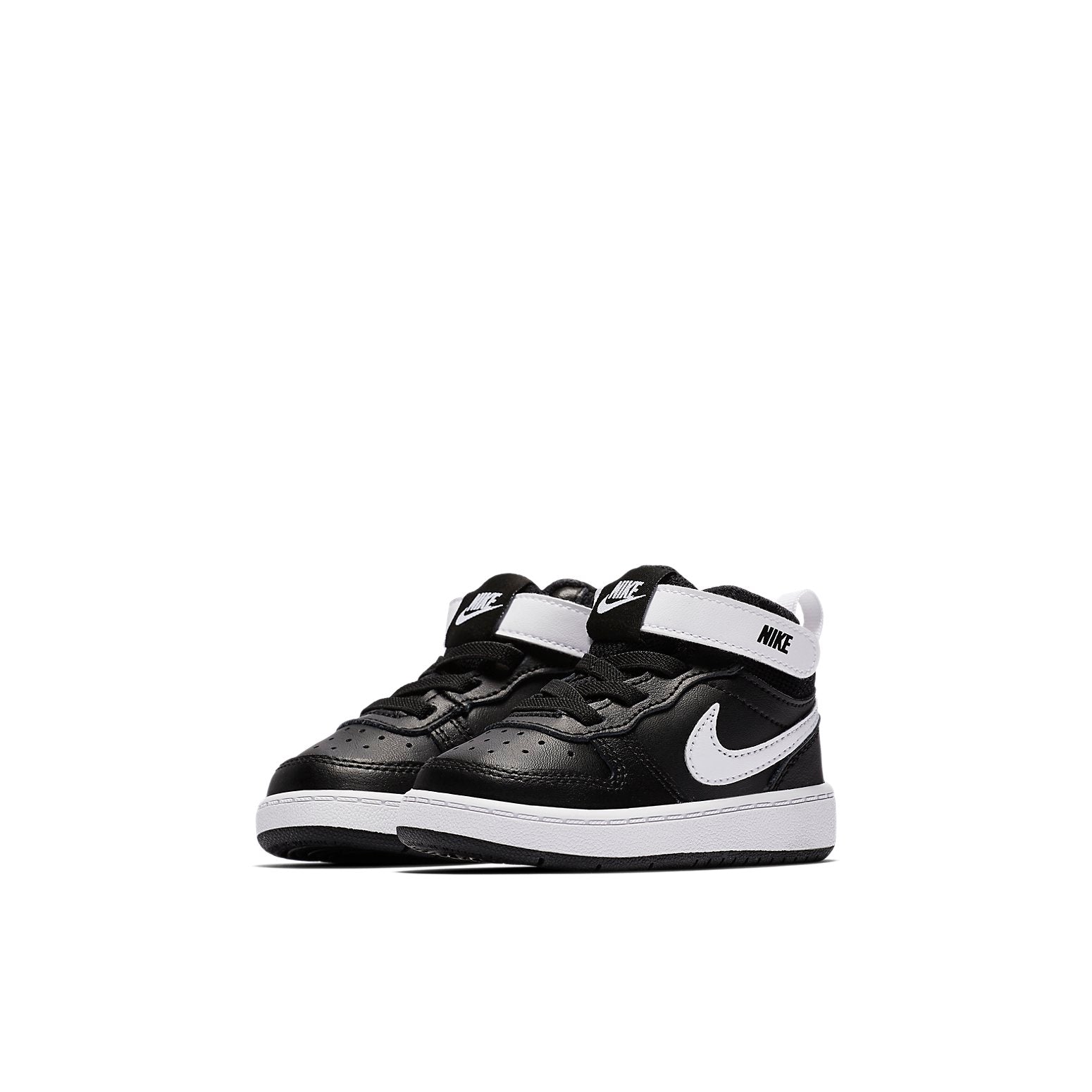 (TD) Nike Court Borough Mid 2 'Black White' CD7784-010