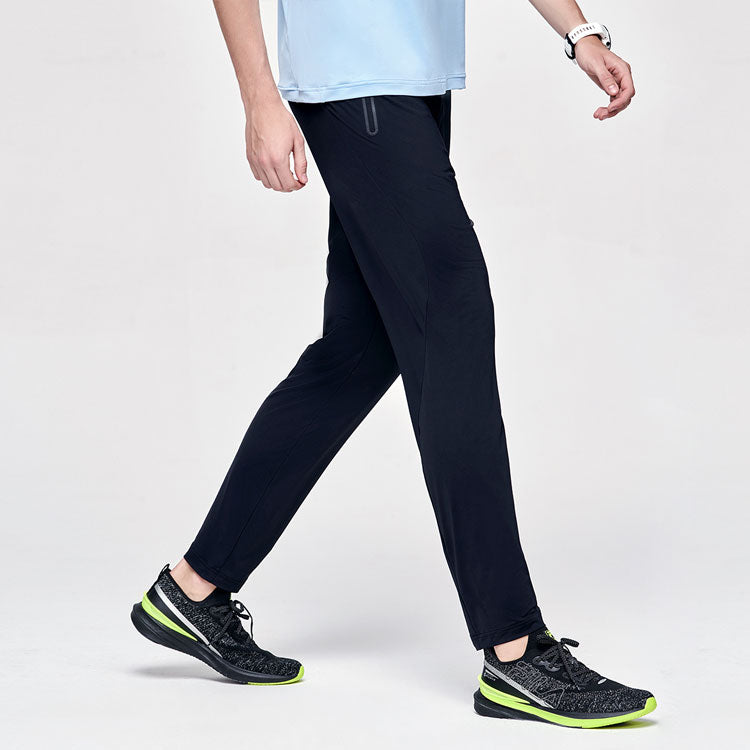 FILA Alphabet Printing Straight Sports Pants Black A11M122601F-BK