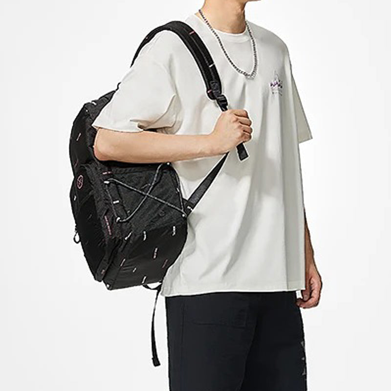 Li-Ning Way Of Wade Logo Backpack 'Black' ABSS181-1