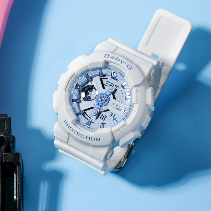 CASIO Baby-G 'White Blue' BA-110BE-7APR