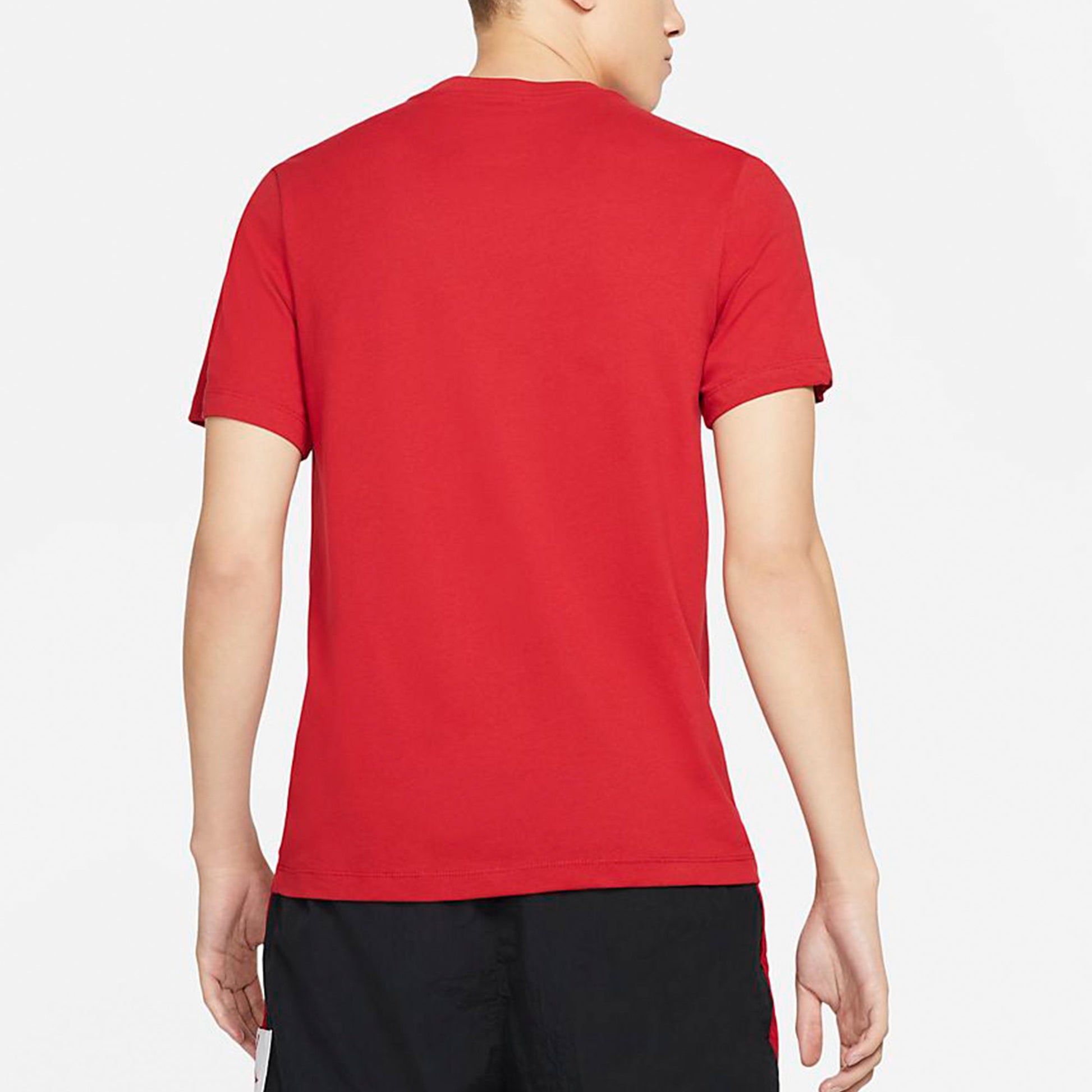 Air Jordan Jumpman Logo Printing Sports Quick Dry Round Neck Short Sleeve Red CW5191-687