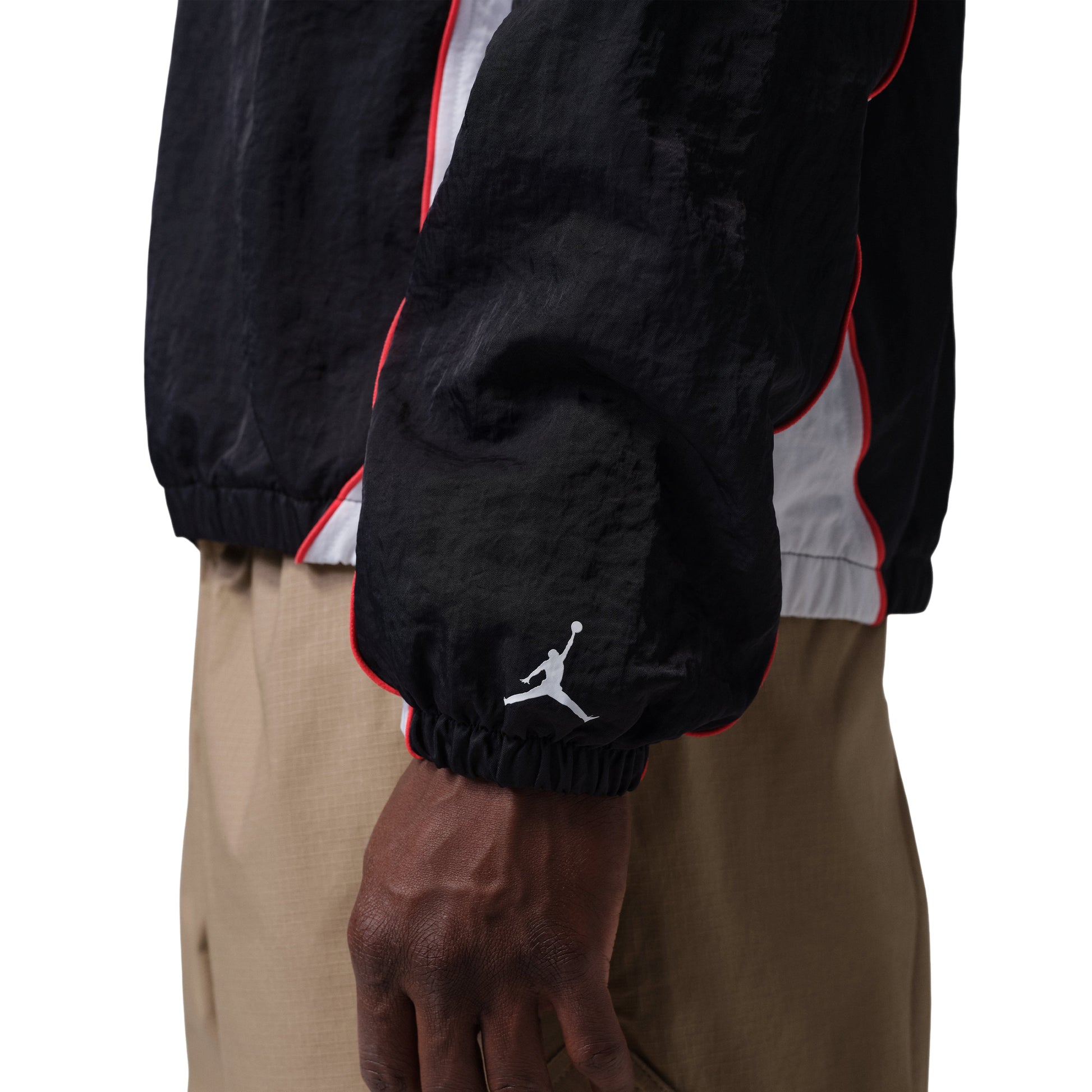 Air Jordan Flight Long-Sleeve Warm-Up Top 'Black White' IF1835-010