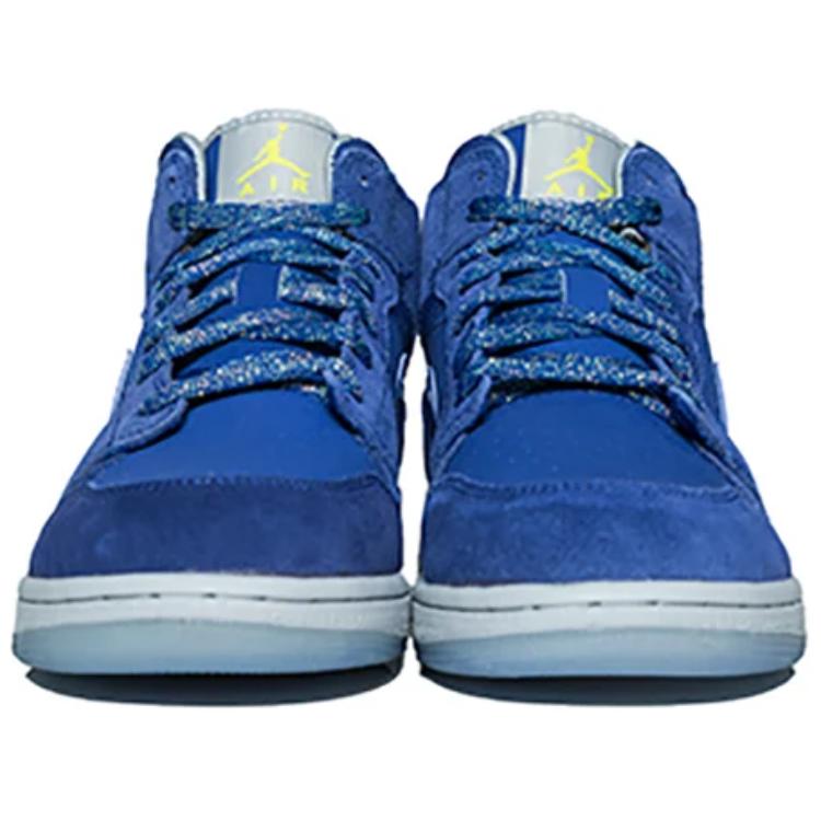 (GS) Air Jordan 1 Mid 'Deep Royal Blue' 555112-407