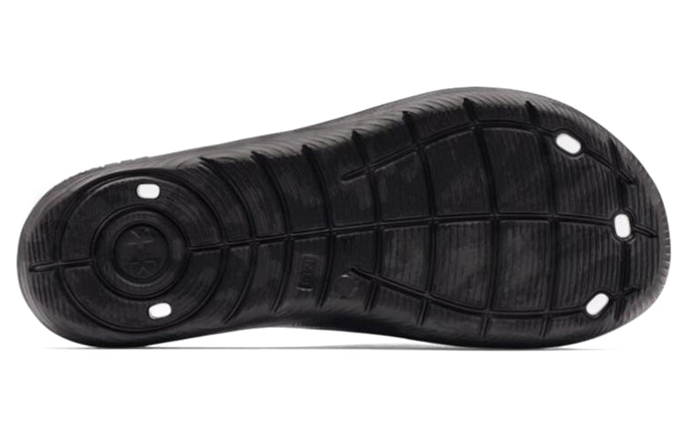 Under Armour Locker Slides 'Black Jet Grey' 3024449-002