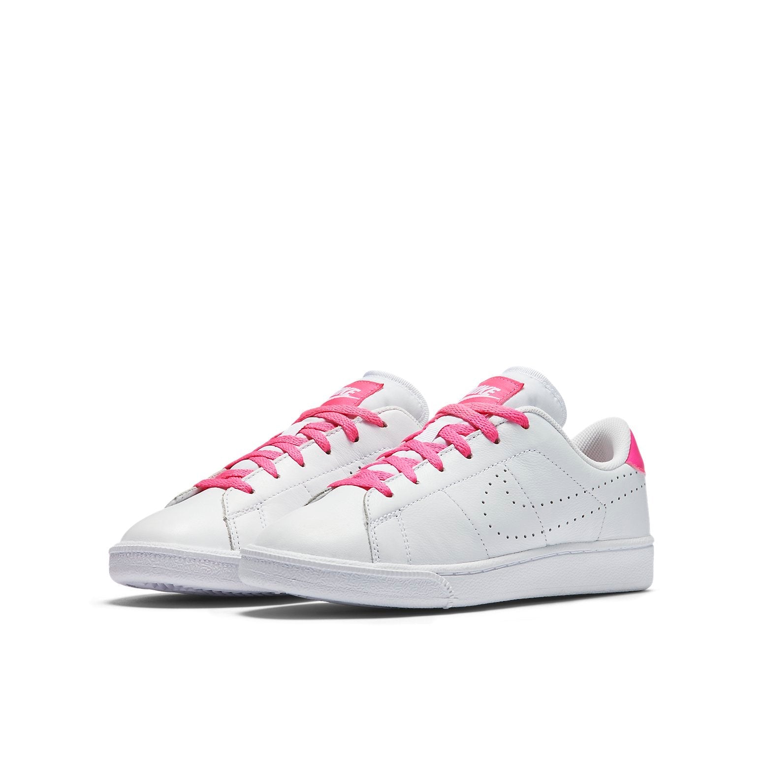 (GS) Nike Tennis Classic Premium 'White Pink Blast' 834151-106