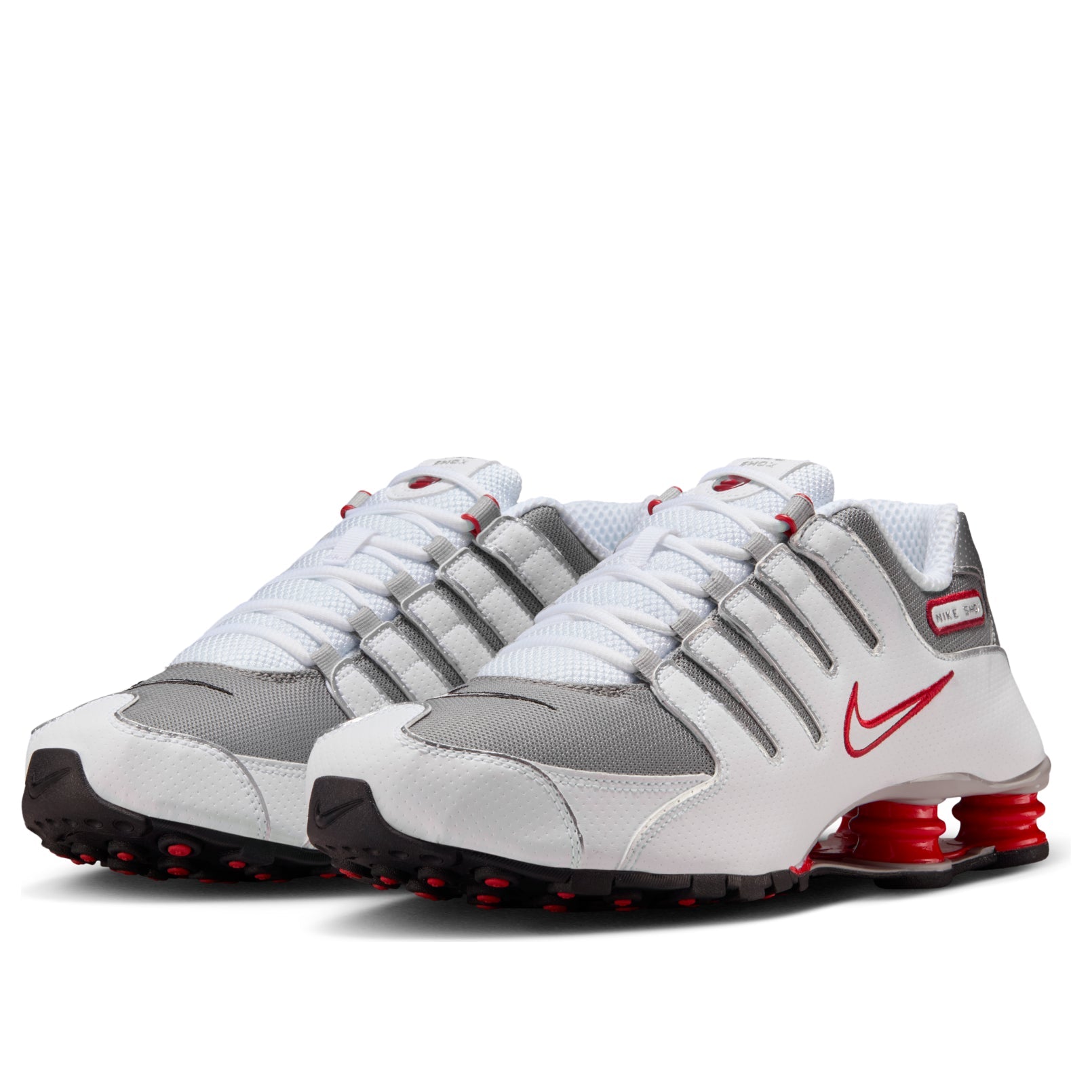 Nike Shox NZ 'White Sport Red Cool Grey' 378341-104