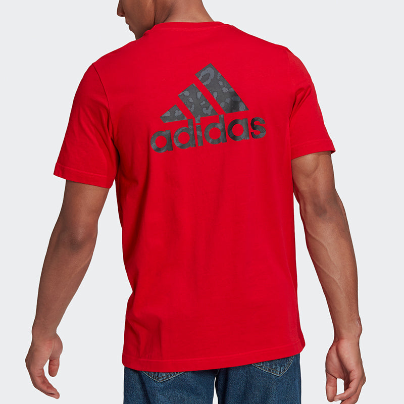 adidas Predator Logo Soccer/Football Training Athleisure Casual Sports Breathable Short Sleeve Red GN6908