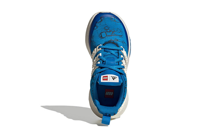 (GS) adidas Racer TR x LEGO 'Shock Blue Off White' GX1995