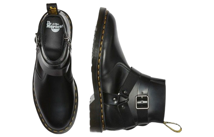 Dr. Martens Jaimes Leather Harness Chelsea Boots 'Black' 27484001