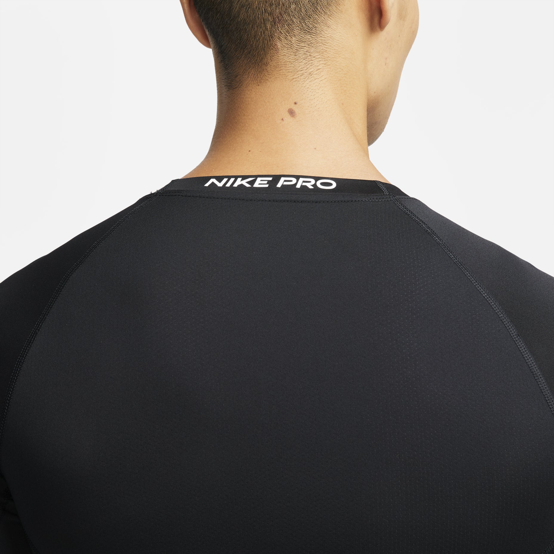 Nike Pro Dri-Fit Athleisure Round Neck Long Sleeves T-Shirt Asia Sizing 'Black' DD1991-010